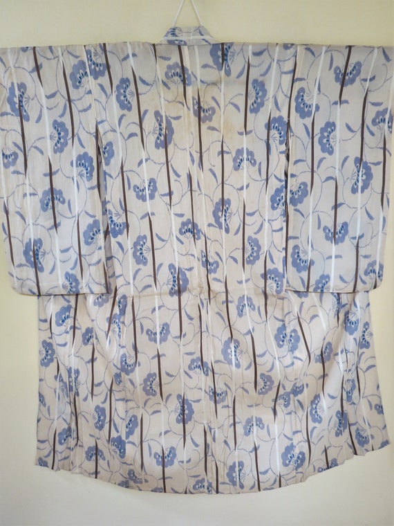Kimono / See Through / Sheer Silk / Antique / Show