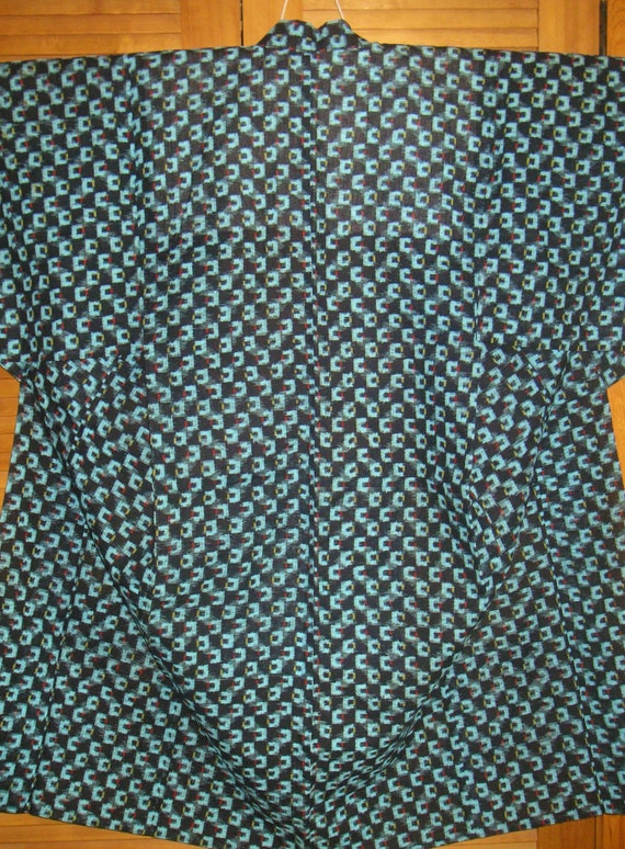 Kimono / Kasuri / Cotton / Ikat / Japanese Kimono,