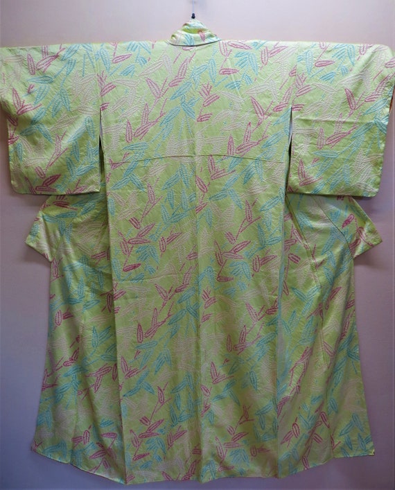 Kimono / Vintage / Japanese / Silk Kimono / Shibor