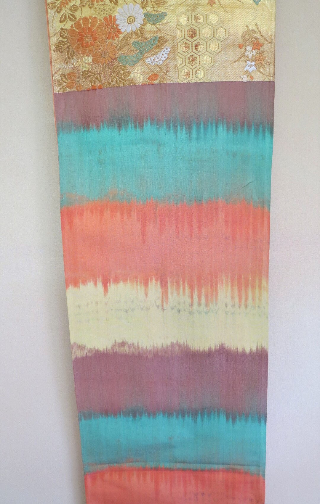 OBI TABLE RUNNER /silk/ Vintage/japanese Silk Obi/altar/ Bed Etsy