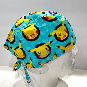 Healthcare EKG Scrub Hat, Surgical Hat, Scrub Cap, Surgical Cap Adjustable, Short Hair Scrub Cap, Medical Cap Doctor or Nurse