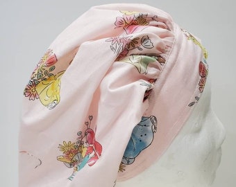 Disney Princess Scrub Cap, Pink Surgical Bouffant Hat