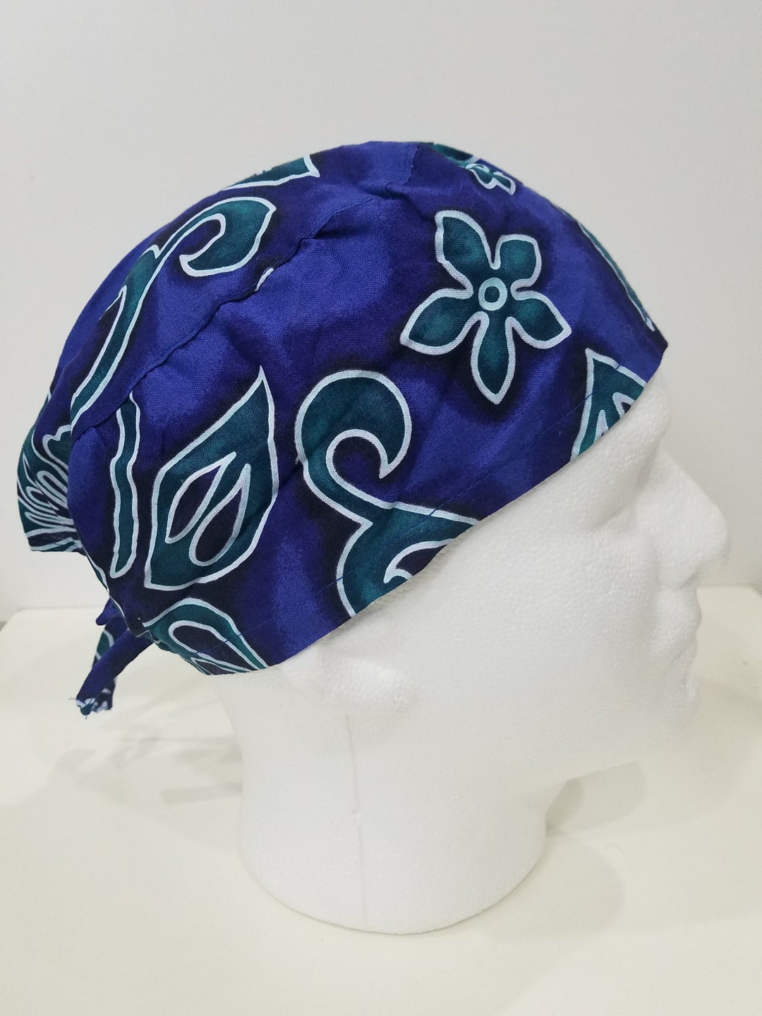 Men's Variation of Blue Tropical Scrub/ Surgical Cap - Etsy