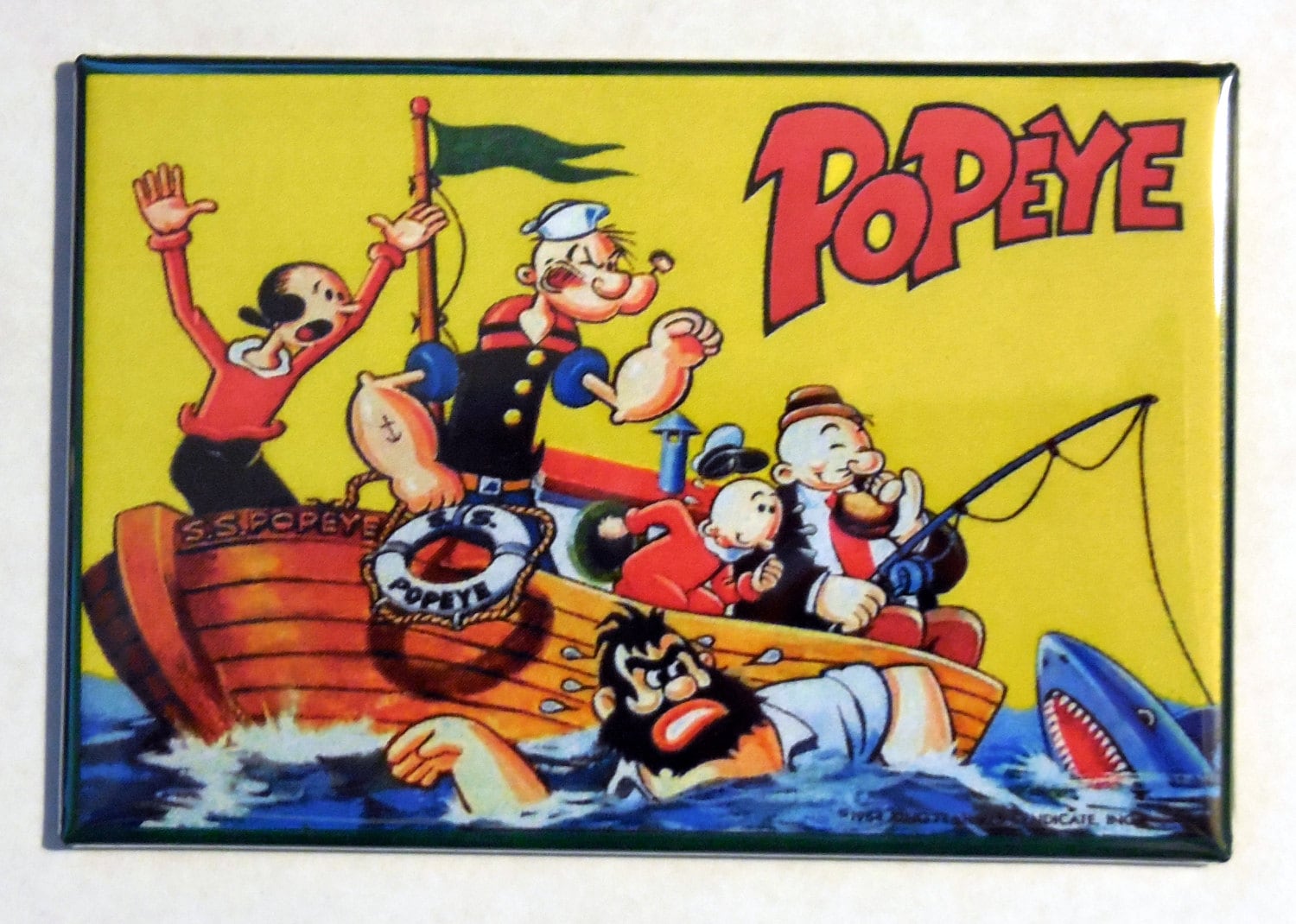 Vintage Popeye Lunchbox - Etsy