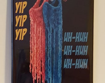 Seasame Street Yip Yip Monsters 2" x 3" Fridge Magnet Art Vintage