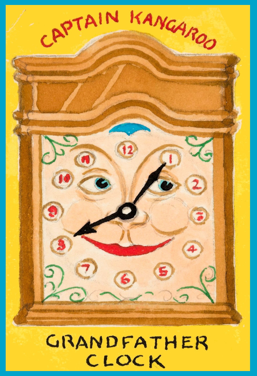 Captain KANGAROO GRANDFATHER Clock TV Fridge Magnet 2