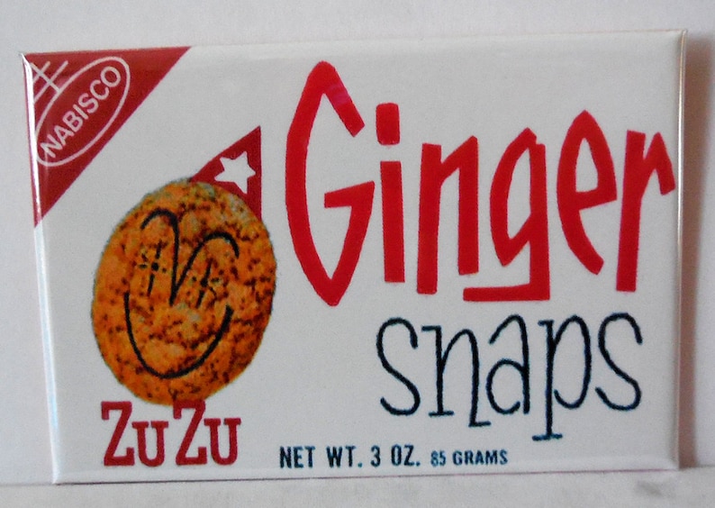 Nabisco ZuZu Ginger Snaps 2 x 3 biscuits frigo Etsy