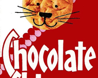Nabisco Chocolate Chip Snaps 2" x 3" Fridge Magnet Art Vintage cookies