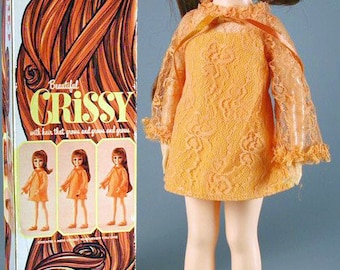CRISSY Doll 2" x 3" Fridge Magnet NOT TOY vintage art