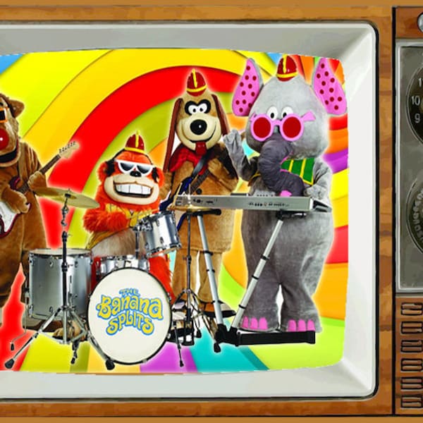 The BANANA SPLITS TV Fridge Magnet 2" x 3" art Saturday Morning Cartoons Refrigerator nostalgic retro