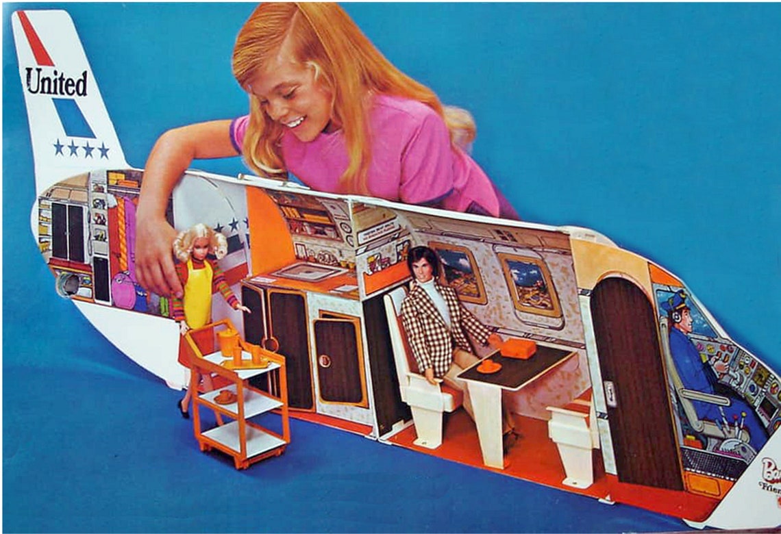 BARBIE AIRPLANE not TOY Fridge 2 X 3 Etsy