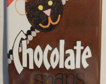 Nabisco Chocolate Snaps 2&quot; x 3&quot; Fridge Magnet Art Vintage cookies NOT  FOOD