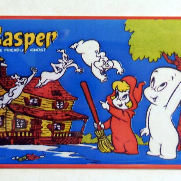 CASPER Lunchbox 2" x 3" Fridge Magnet Art Vintage Tv Show