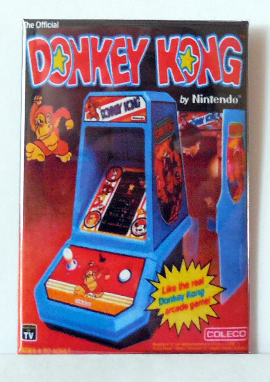Vintage DONKEY KONG Table Top Arcade Game Coleco 2