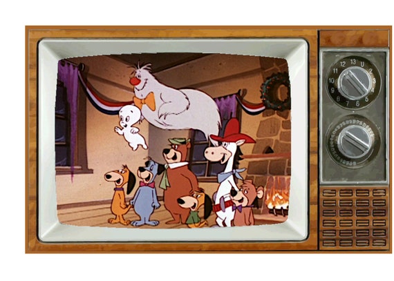 Casper's First CHRISTMAS TV Fridge Magnet 2 X 3 Art Nostalgic Retro Cartoon  - Etsy