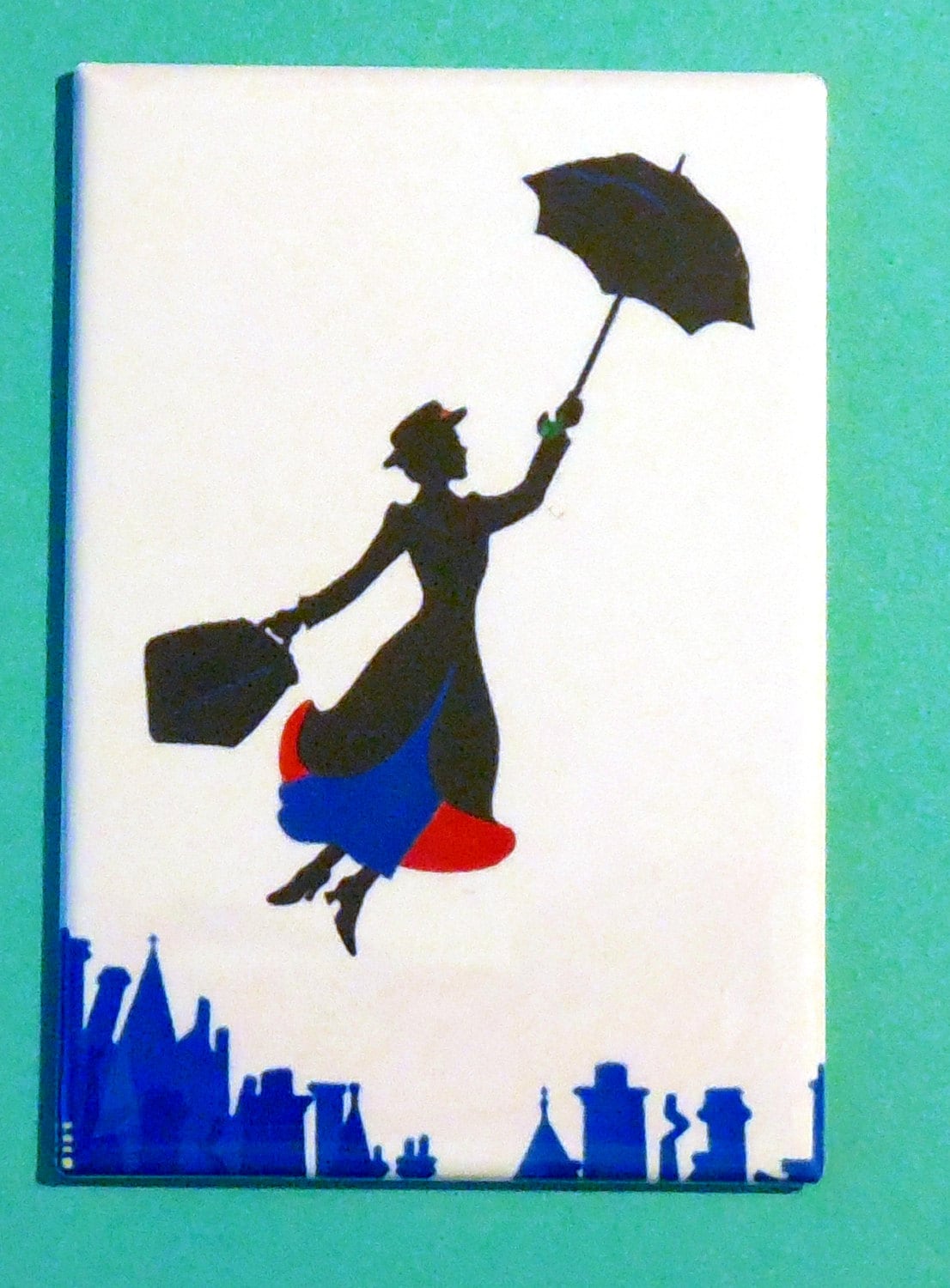 MARY POPPINS Flying With Umbrella 2