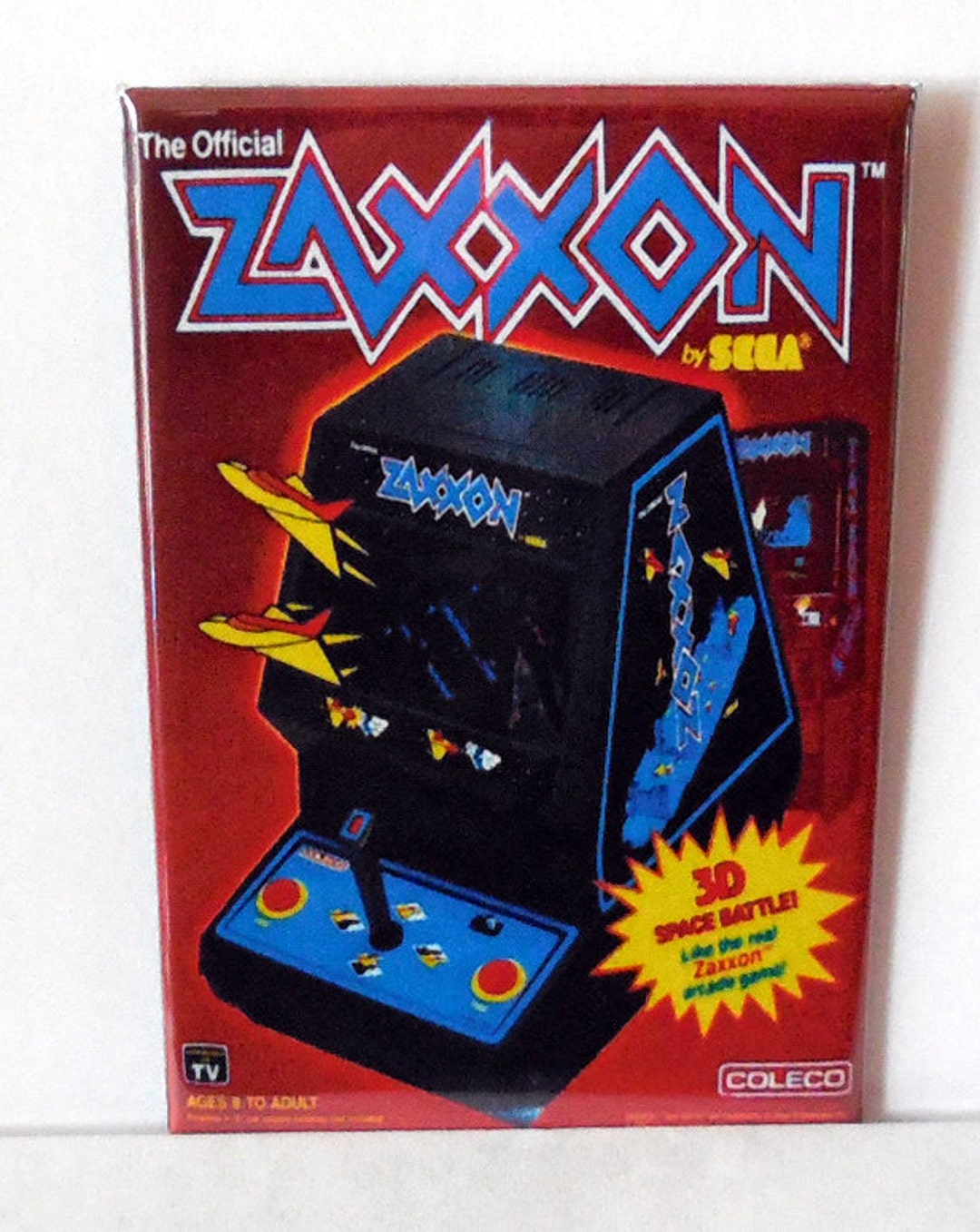 Vintage ZAXXON Table Top Arcade Game Coleco 2