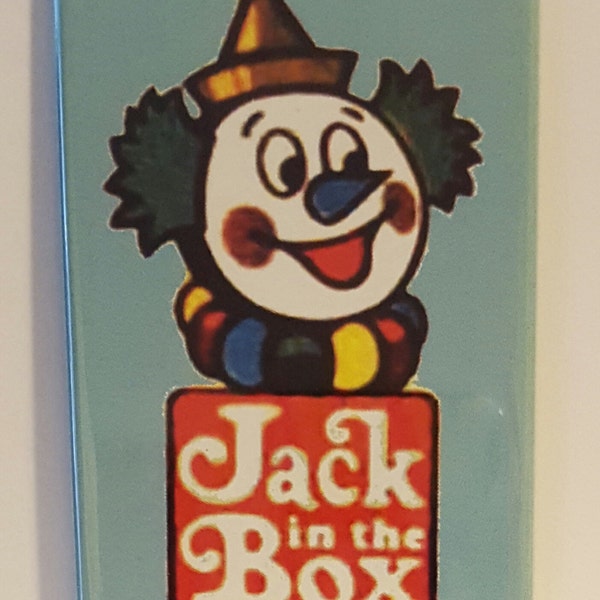 Jack in the Box  2" x 3" Fridge Magnet Art Vintage