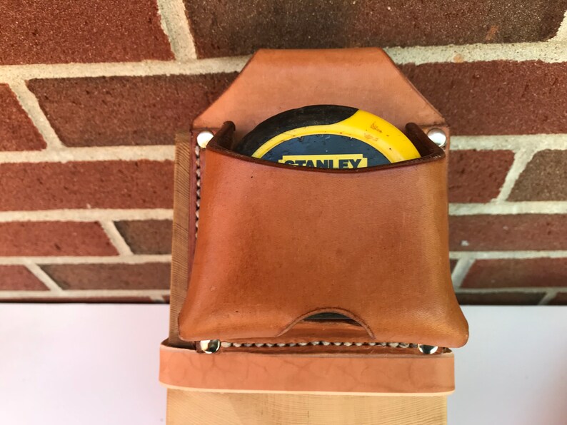 LEATHER TAPE MEASURE Holder Etsy