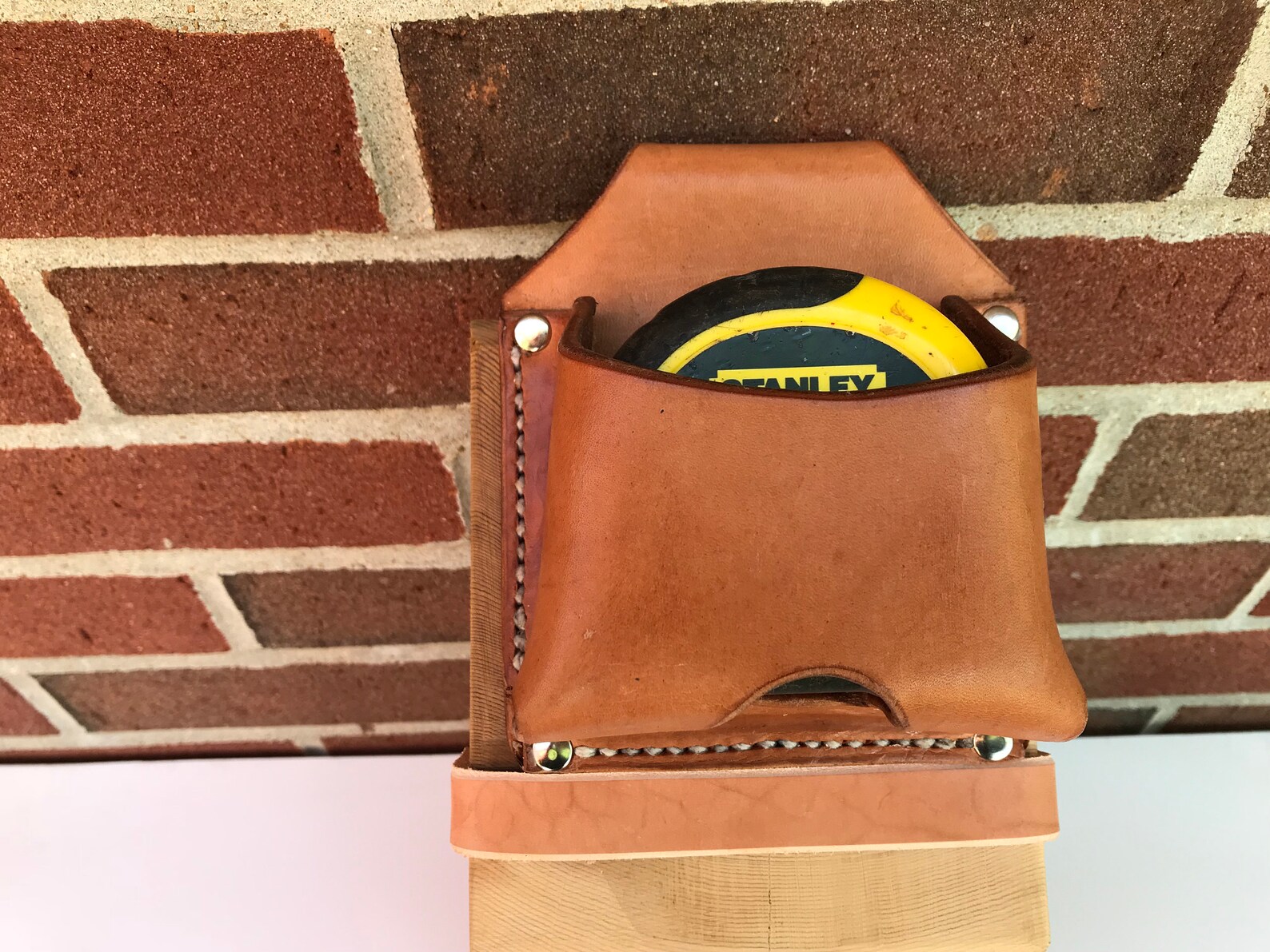 LEATHER TAPE MEASURE Holder Etsy