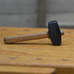 Tiny Hammer, Vintage Miniature Tool Charm, Carpenter Woodworker Gift,  Craftsman Jewelry, Dollhouse Woodshop, Bronze Brass 