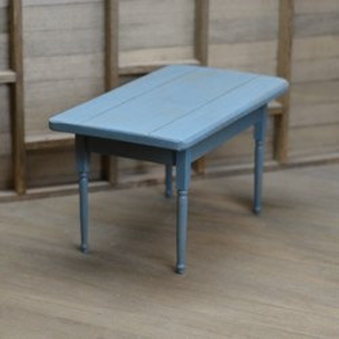 Miniature Kitchen Table, Dollhouse Kitchen Table, Miniature Dollhouse