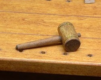 Miniature Hitting Beetle, Dollhouse Hitting Beetle Tool, Dollhouse Wood Shop, Miniature Woodworker