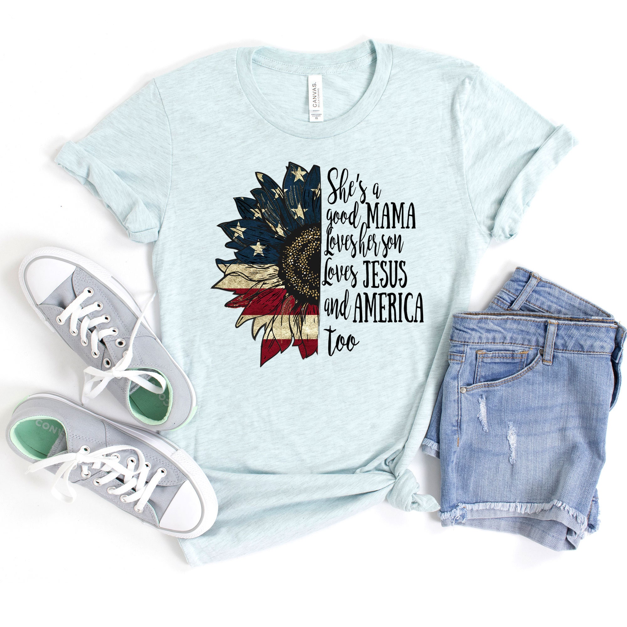 mother and son 4th of july shirts
