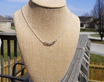 Labradorite Row Necklace