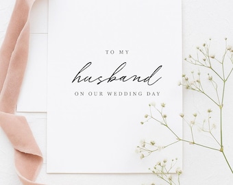 Elegant Wedding Day Cards: Personalized Bridal Party, Parents