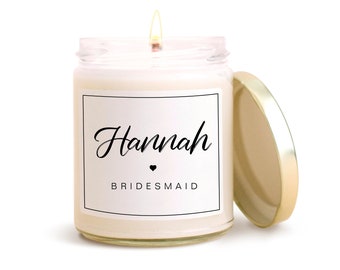 Will You By My Bridesmaid Candle Label - Candle Label Bridesmaid Proposal - Bridesmaid Proposal Candle Sticker - Bridal Party Candle Label