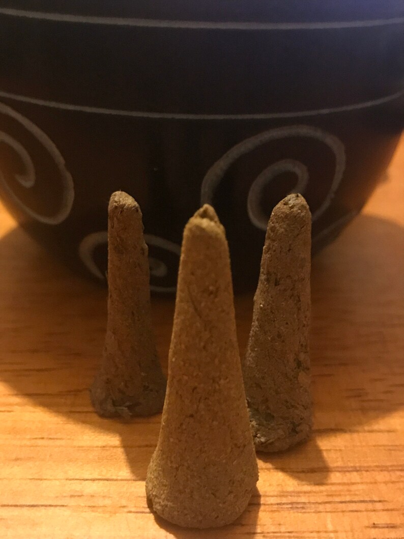 Patchouli Incense Cones 5 Large Etsy