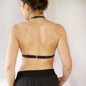 Backless Bra. Halter Open Back Bralette. Bra for Backless Dress image 4