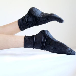 black velvet socks