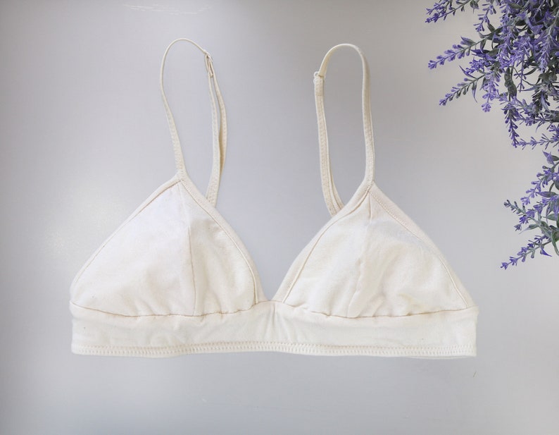 Hypoallergenic cotton bra