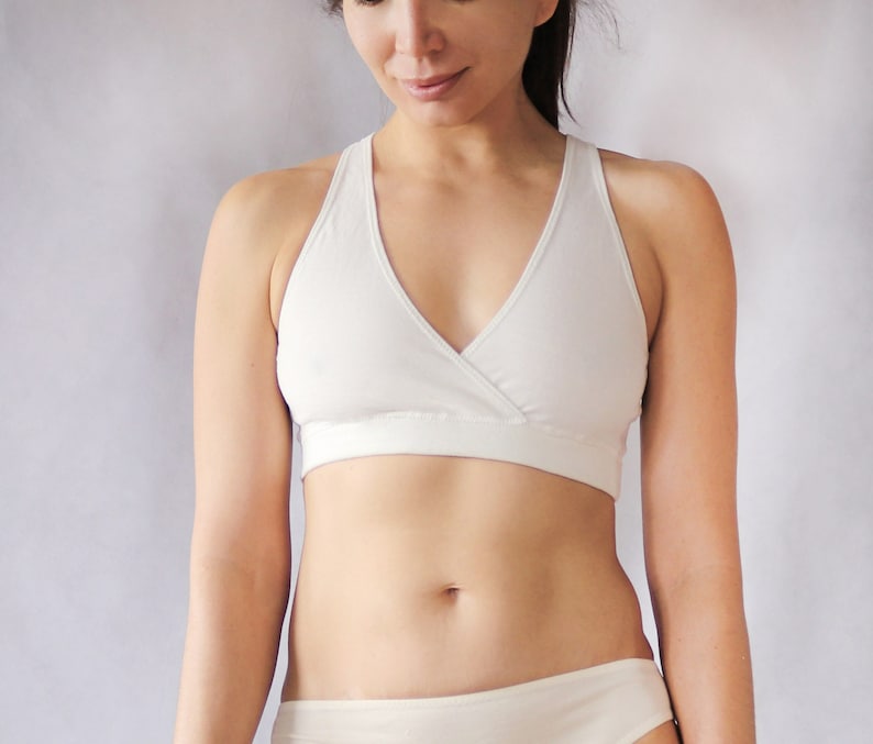 cotton nursing bra