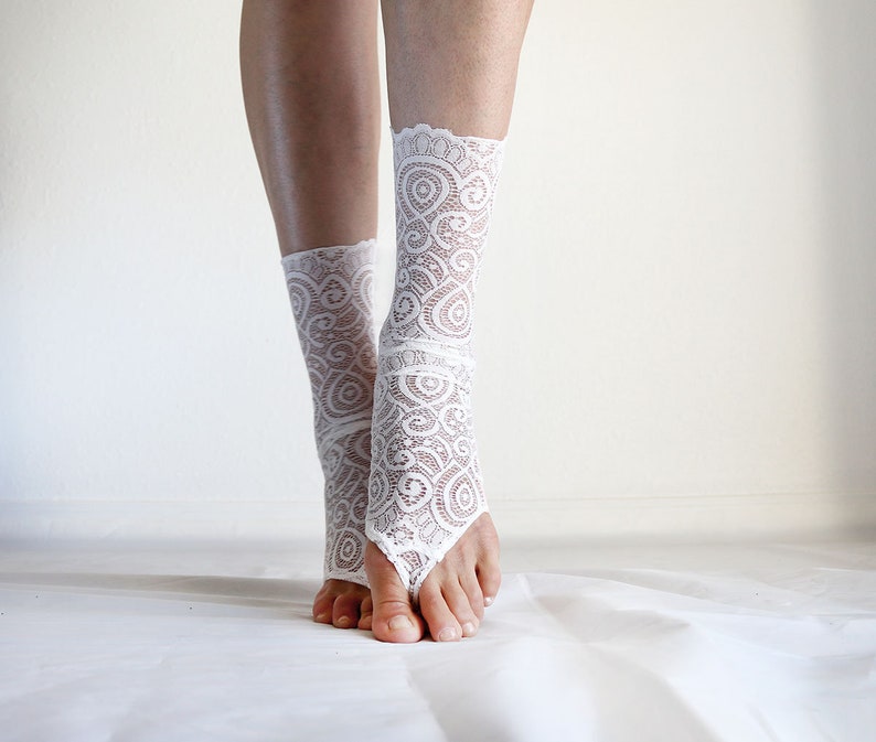 Ivory Lace Thong Socks. Summer Ankle Socks. Womens Socks. Etsy