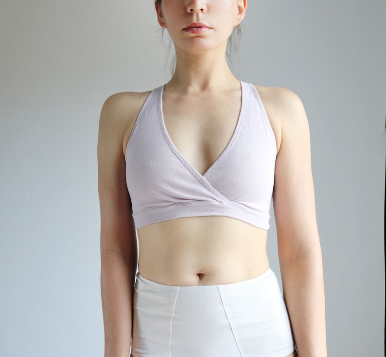 Pure Organic Cotton Bralette. 100 Organic Cotton. Comfortable Etsy