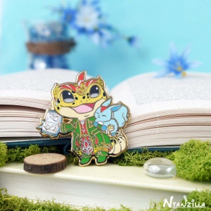 Enamel Pin: Warriors of Cute - Summoner - SMN - Caster - RPG - DnD - Cute Accessory - Eorzea