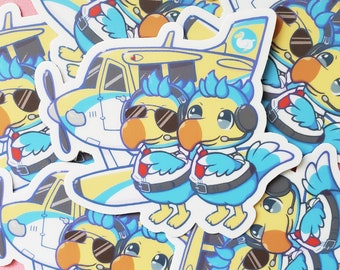 Vinyl Sticker: Island Adventure - Little Brothers - Waterproof