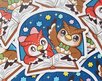 Vinyl Sticker: Island Adventure - Under the Starry Sky - Waterproof