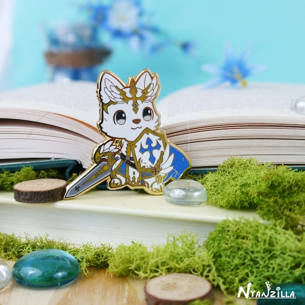 Enamel Pin: Warriors of Cute - Paladin - PLD - Tank- RPG - DnD - Cute Accessory - Eorzea