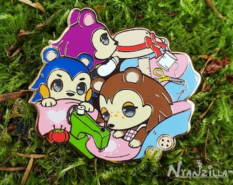 Enamel Pin: Island Adventure - Crafty Sisters