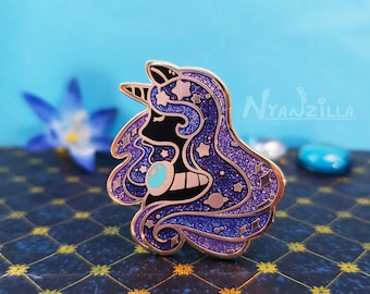 Enamel Pin: Stargazers' Dream - Galaxy Unicorn - Night - Celestial - Cute Accessory