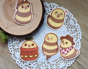 Sticker Pack: Scree Party - Laminated Matte Die Cut Stickers - Ronka - XIV - Journaling - Decor