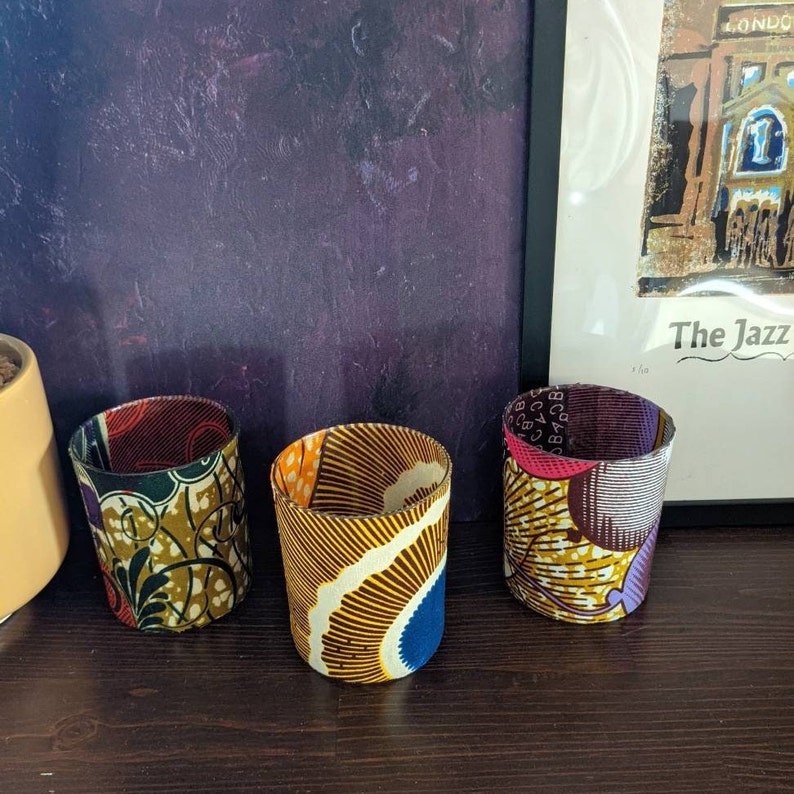 African Candle Holders RANDOM SET OF 3 Mixed Pattern Tealight Etsy