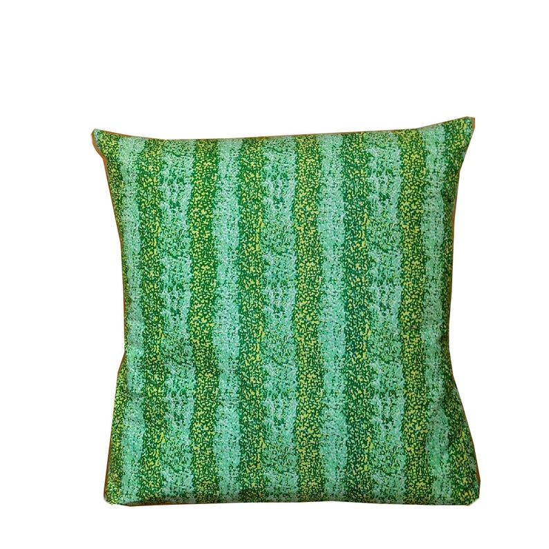 green botanical cushions