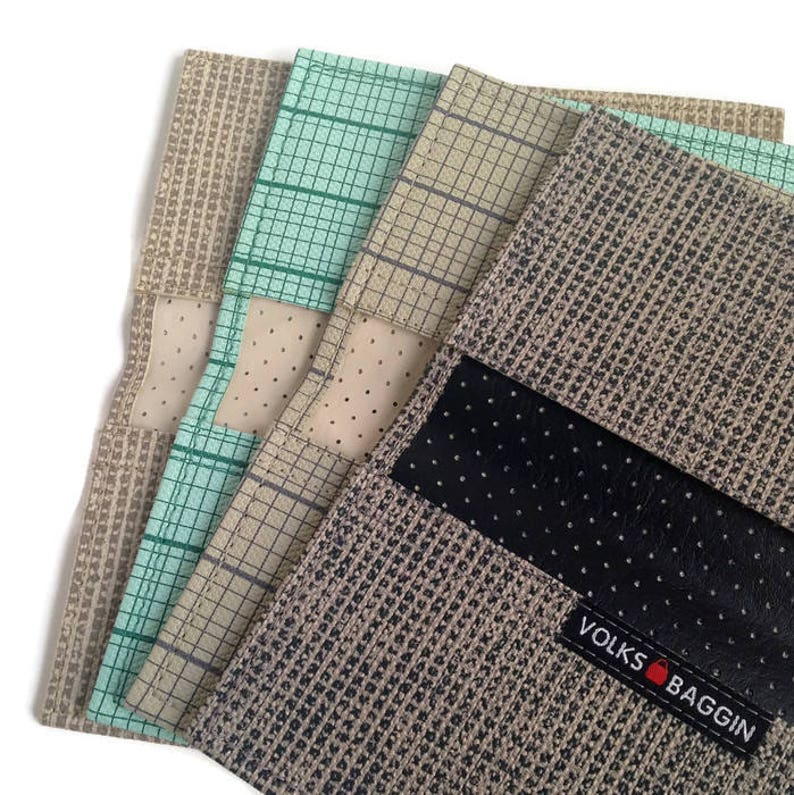 VW Volkswagen Bus Vinyl Upholstery Checkbook Cover