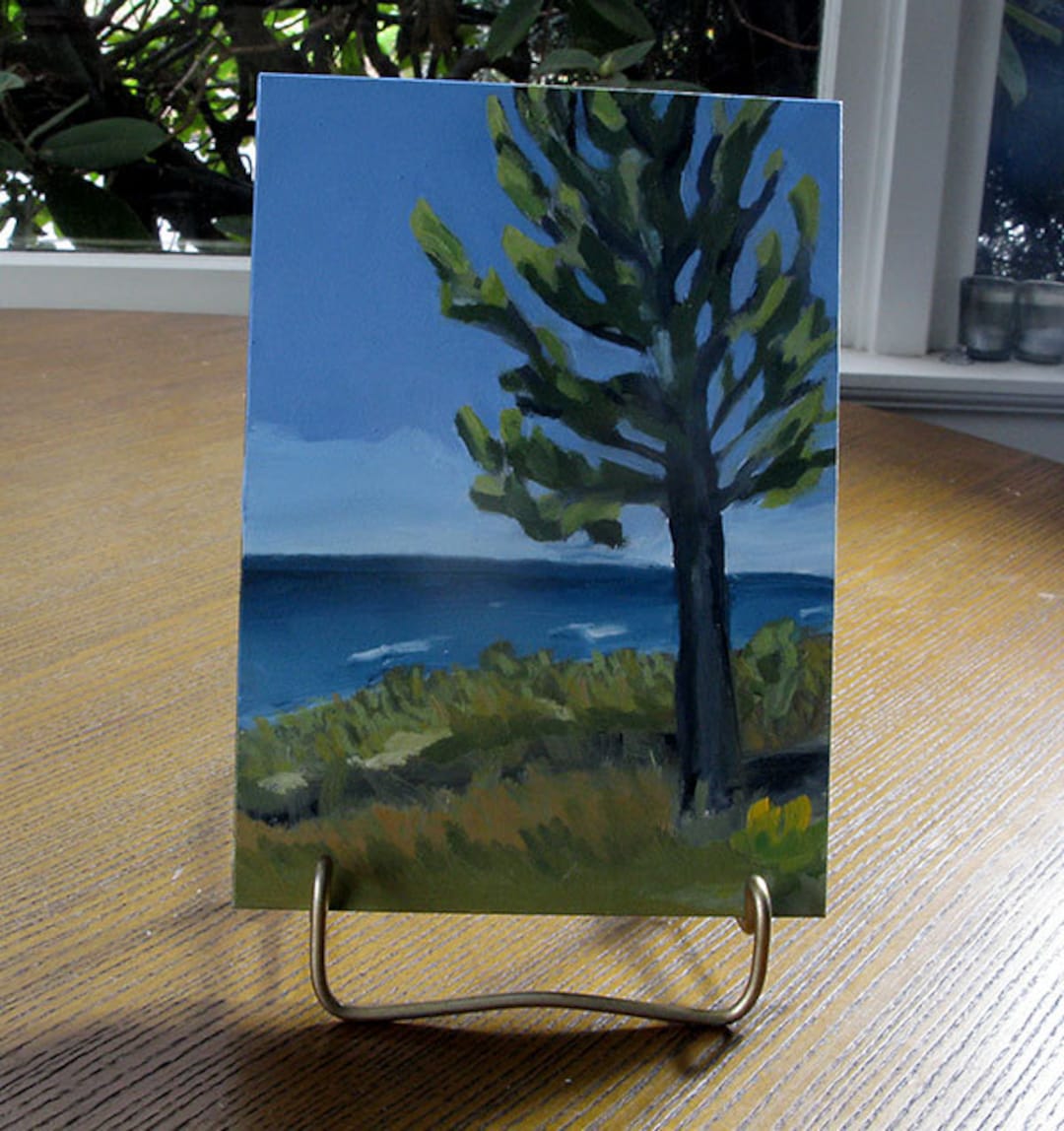 Lake Erie Rondeau Provincial Park Original Oil Painting of 5x7 Inches