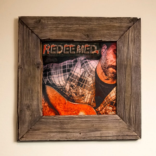 Real Canadian Barn Wood Picture Frame Reclaimed 8x8